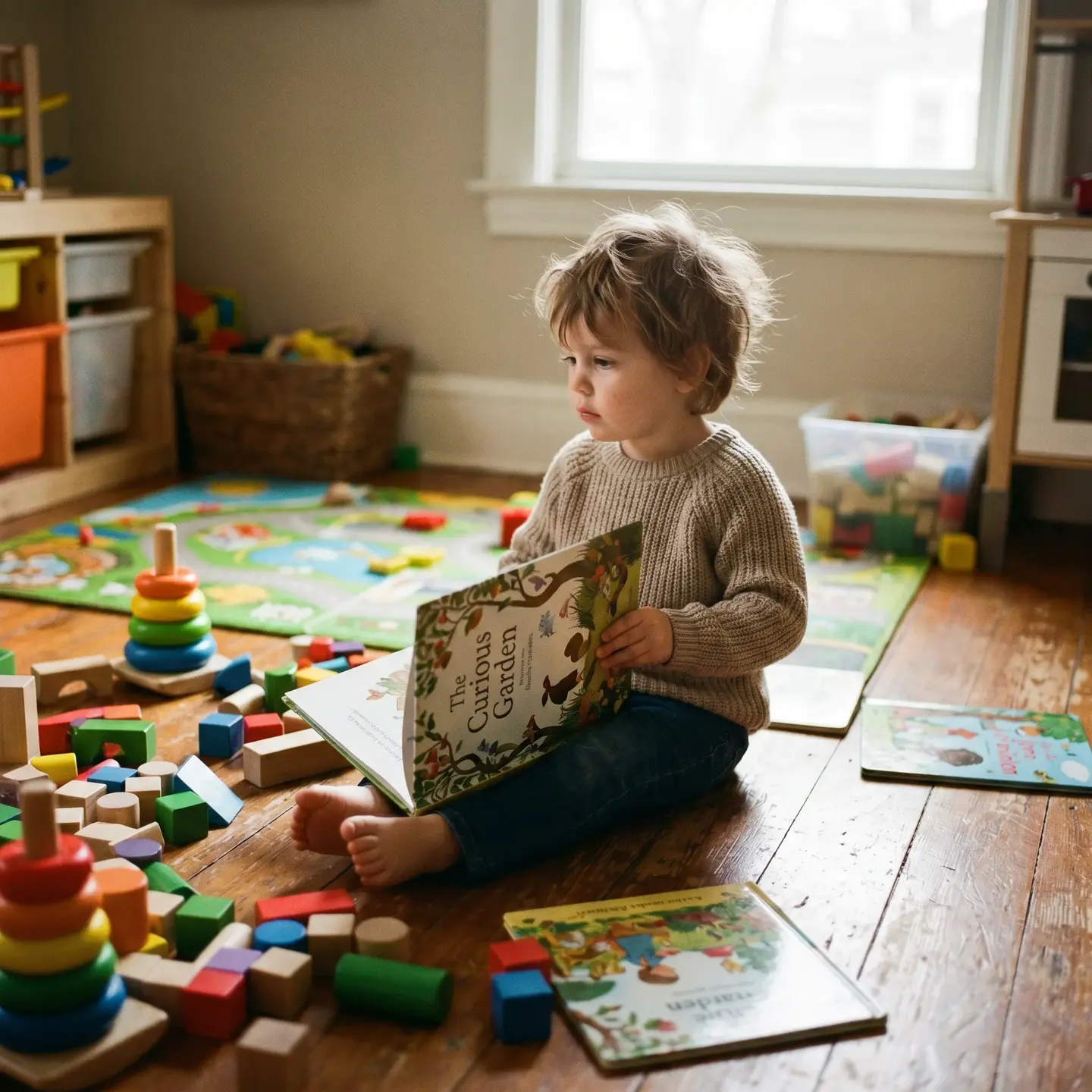 Child learning emotions