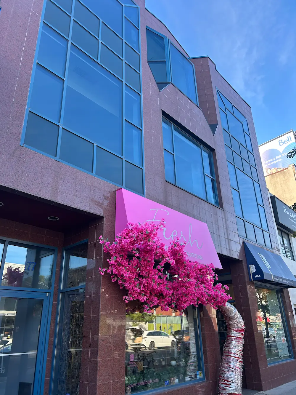 Entrance to 177 Danforth Avenue in Riverdale, Toronto, where the Foundations for Emotional Wellness Riverdale office is located