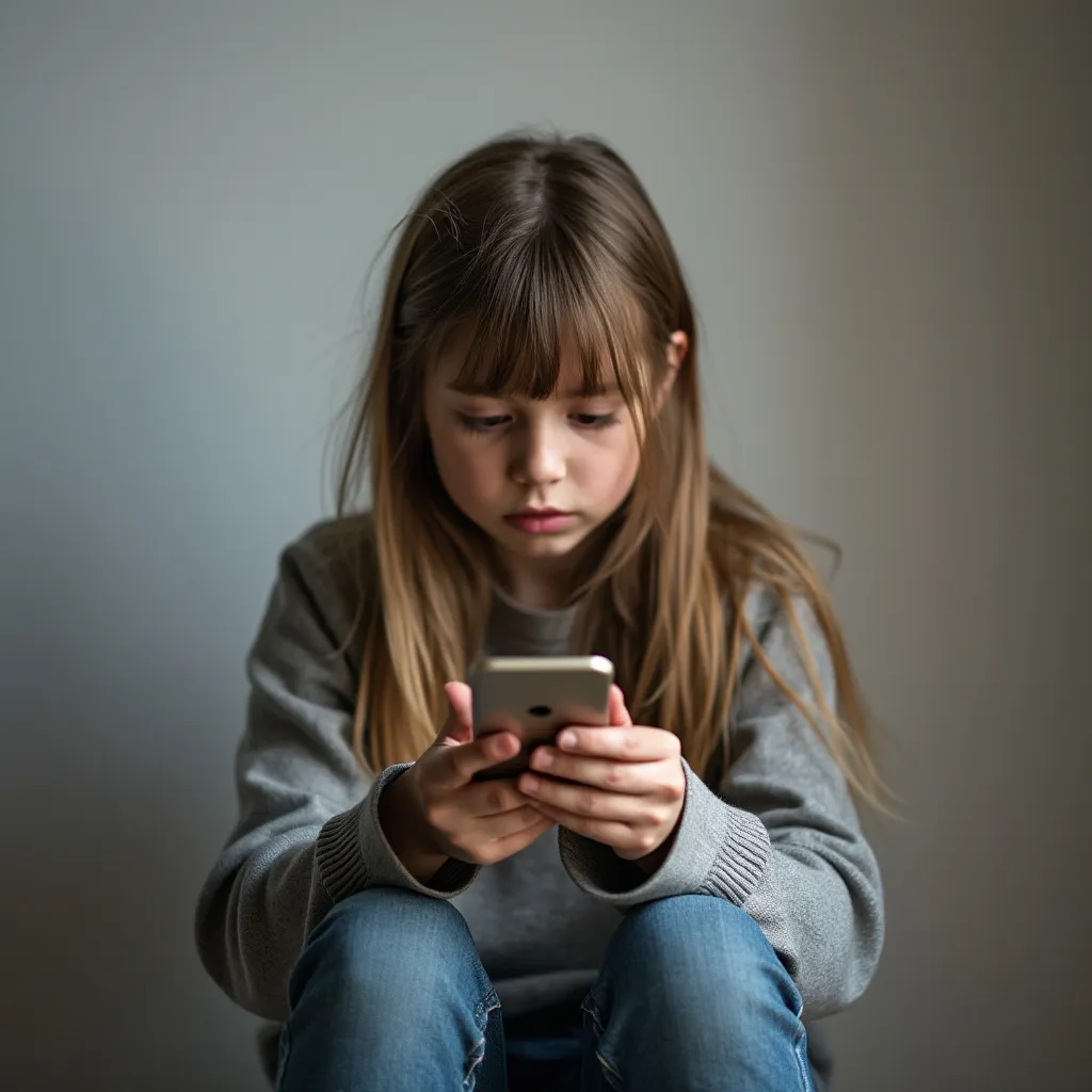 Girl mental wellbeing social media