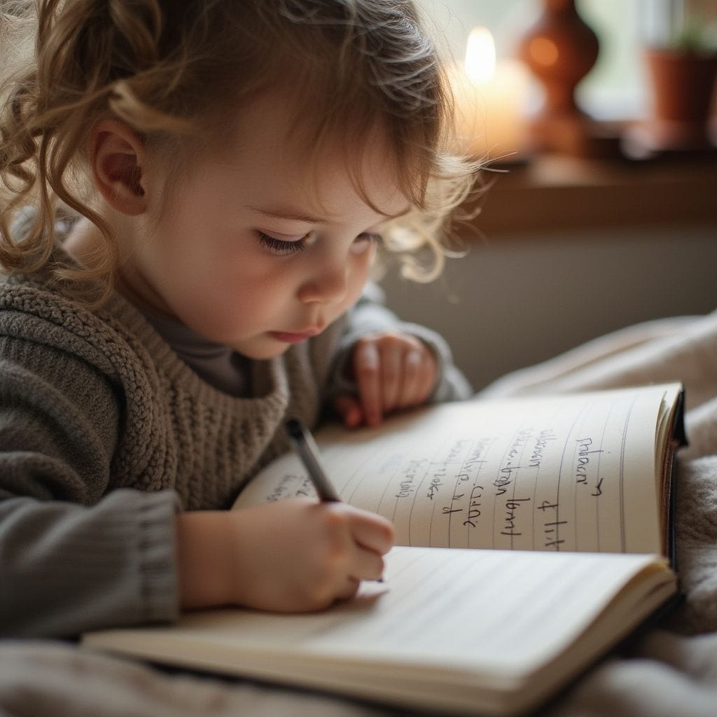 Gratitude journal moment