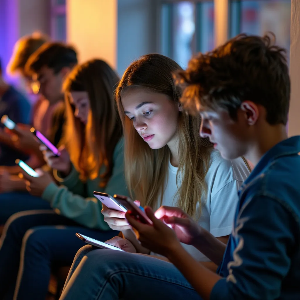 Teens attention fragmentation